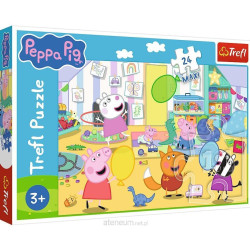 Puzzle 24 Maxi Piękna Peppa TREFL