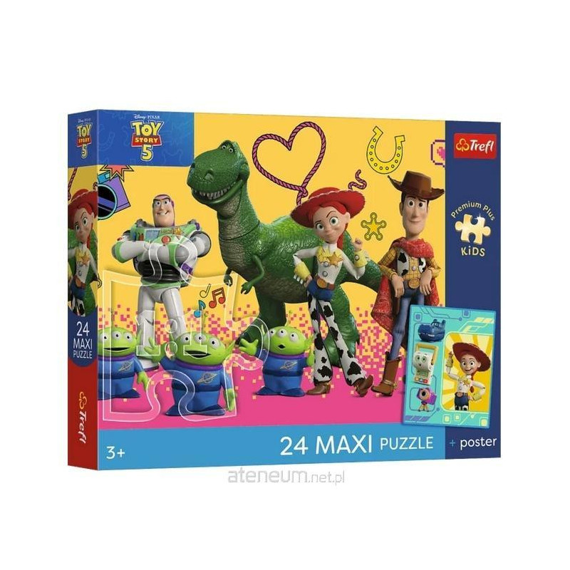 Puzzle 24 Maxi Toy Story 5 + plakat TREFL