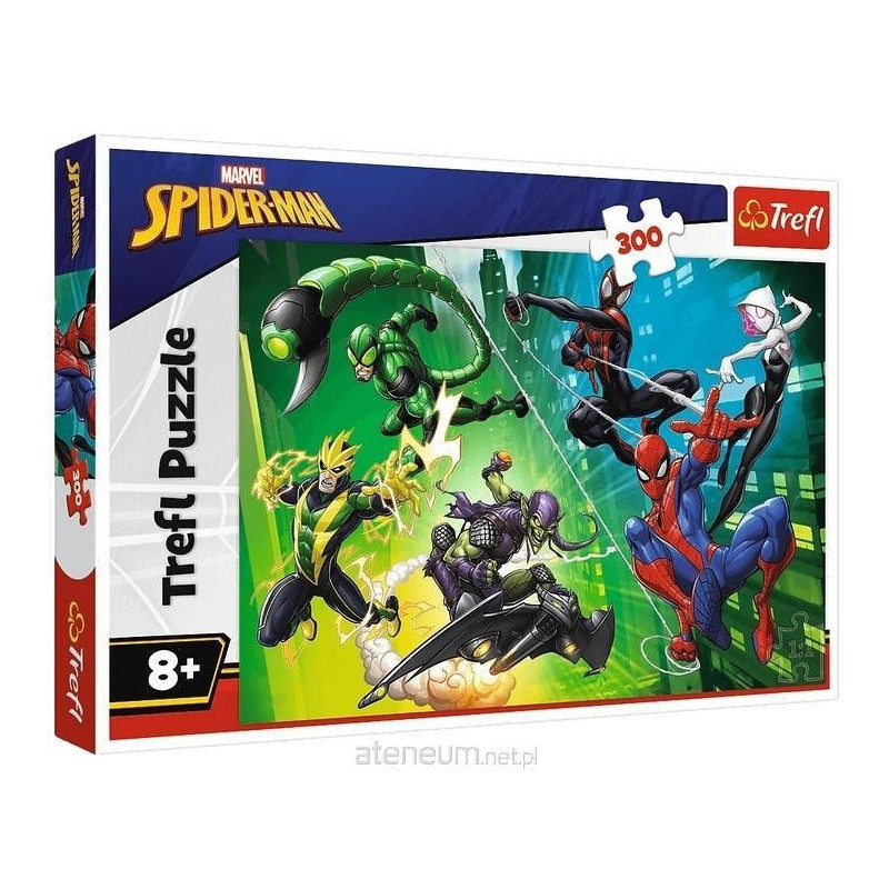 Puzzle 300 W pajęczej sieci Spiderman TREFL