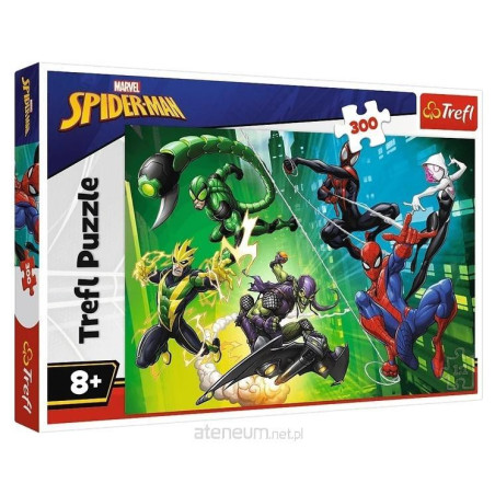 Puzzle 300 W pajęczej sieci Spiderman TREFL