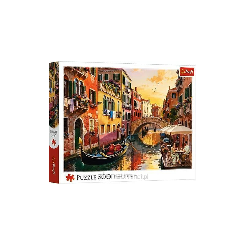 Puzzle 500 Wenecja o zachodzie słońca TREFL
