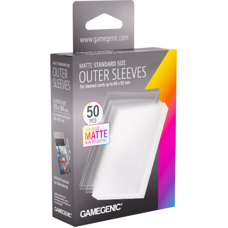 Gamegenic: Matte Outer Sleeves - Standard (69x94 mm) - 50 sztuk