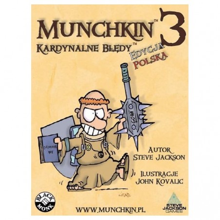 Munchkin 3 - Kardynalne Błędy - Gryplanszowe24.pl - sklep