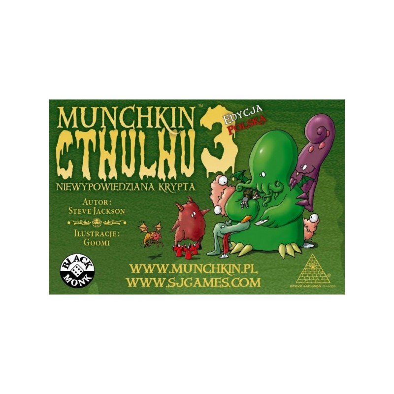 Munchkin Cthulhu 3 - Niewypowiedziana Krypta - Gryplanszowe24.pl - sklep