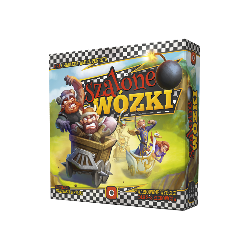 Szalone Wózki - Gryplanszowe24.pl - sklep z grami planszowymi, najlepsze gry planszowe, gry edukacyjne dla dzieci, planszówki.