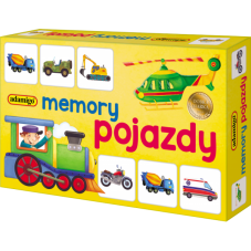 Mini pojazdy - adamigo memory  - Gryplanszowe24.pl - sklep