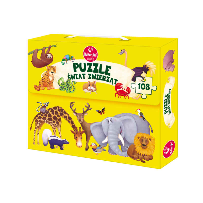 Puzzle - Świat zwierząt - Gryplanszowe24.pl - sklep