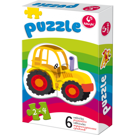 Moje pierwsze puzzle - Pojazdy - Gryplanszowe24.pl - sklep