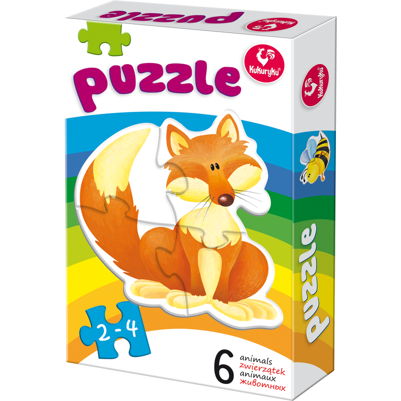 Moje pierwsze puzzle - zwierzęta - Gryplanszowe24.pl - sklep