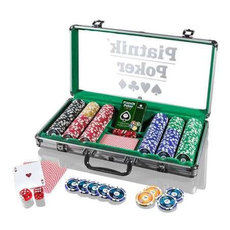Piatnik Poker - Alu-Case - 300 żetonów 14g - Gryplanszowe24.pl - sklep