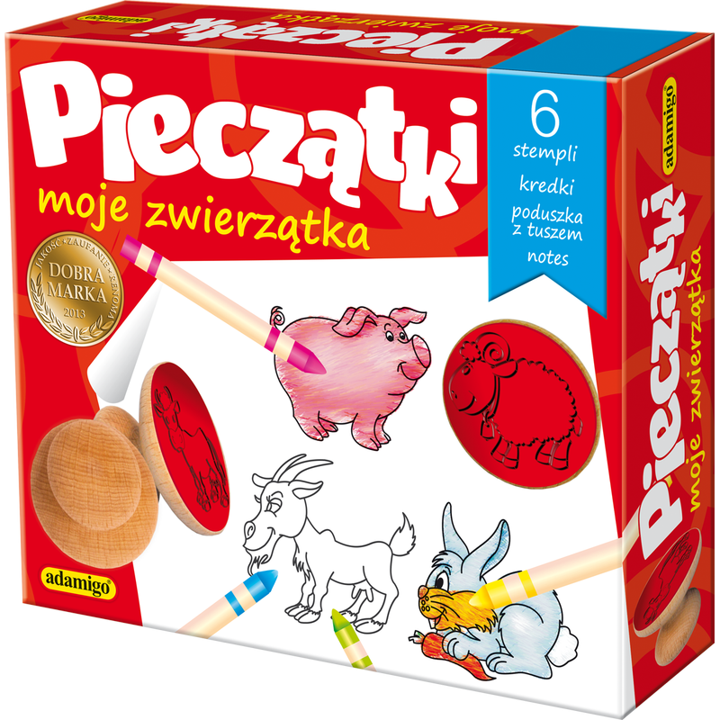 Pieczątki moje zwierzątka - Gryplanszowe24.pl - sklep
