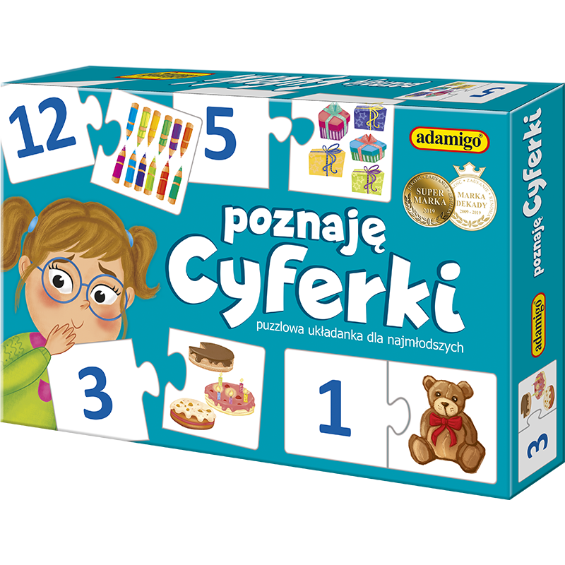 POZNAJĘ CYFERKI - Gryplanszowe24.pl - sklep