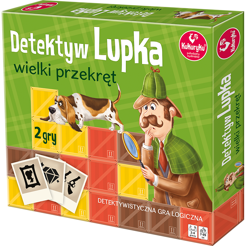 DETEKTYW LUPKA - WIELKI PRZEKRĘT - Gryplanszowe24.pl - sklep
