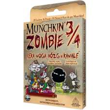 Munchkin Zombie 3/4 - Ręka, noga, mózg w kanale - Gryplanszowe24.pl